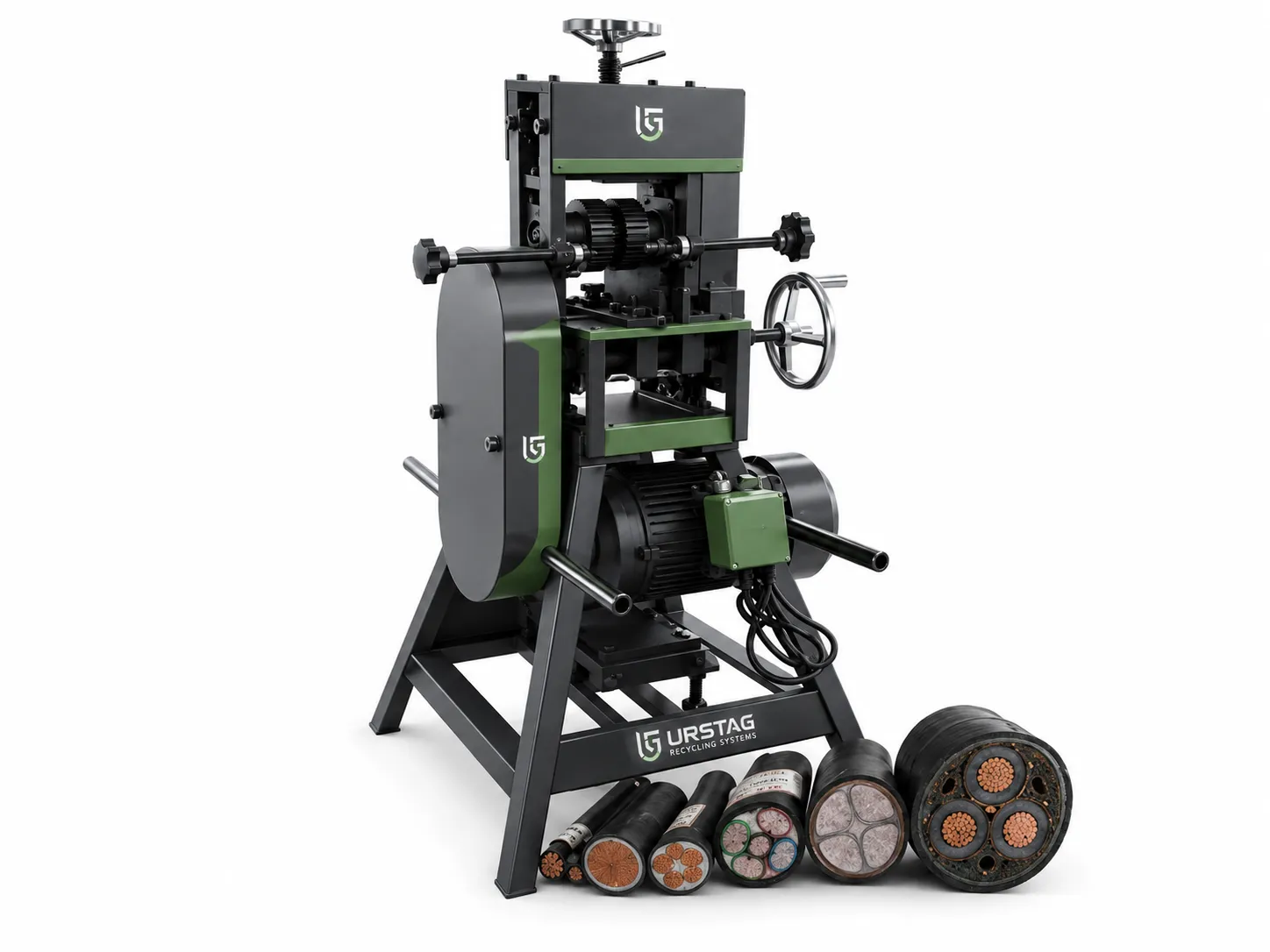 Mașină industrială pentru dezizolat cabluri cu diametrul 10–120 mm