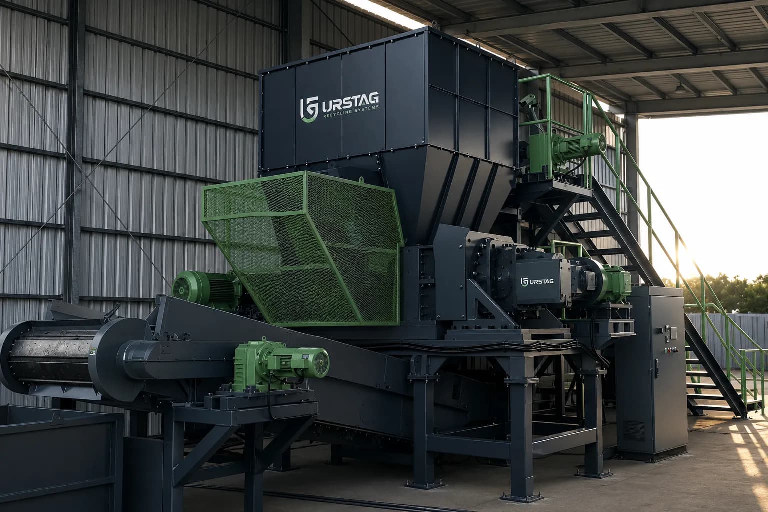 Sistem reciclare deșeuri metalice turnkey complet, integrat