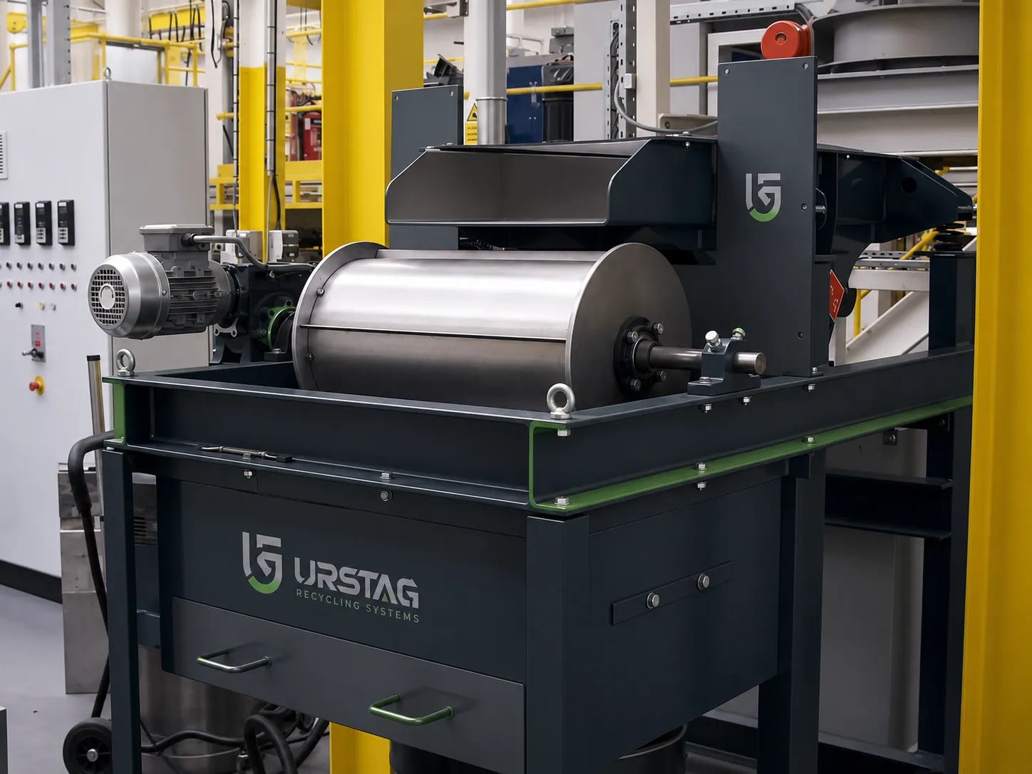 Shredder deșeuri metalice versatil pentru fier vechi, e-scrap și metale neferoase