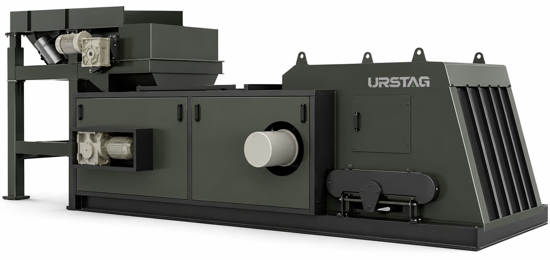 separator inductiv URSTAG — recuperarea aluminiului și cuprului prin inducție electromagnetică